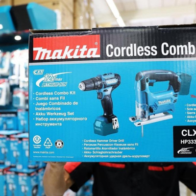 BỘ MÁY KHOAN VÀ MÁY CƯA LỌNG DÙNG PIN 12V MAKITA CLX230X1 (02 PIN 12V 1.5AH 01 ĐẾ SẠC) - HÀNG CHÍNH HÃNG