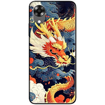 Ốp lưng cho Oppo A15 - A15s - Oppo A35 4G - A17 - A17K - Oppo A57 - A95 5G - Rồng Xanh Cam - Hàng Chính Hãng
