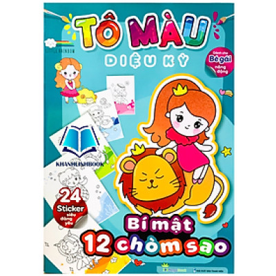 Sách - Tô màu diệu kỳ - bí mật 12 chòm sao (MG)