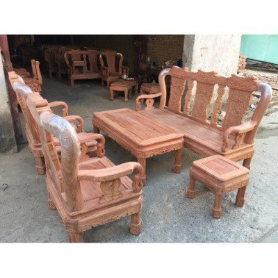 Bộ bàn gỗ phòng khác ghế minh quốc triện gỗ hương đá