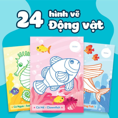 Sách - Tô Màu Khám Phá - Thủy Cung Bí Ẩn - Megabook