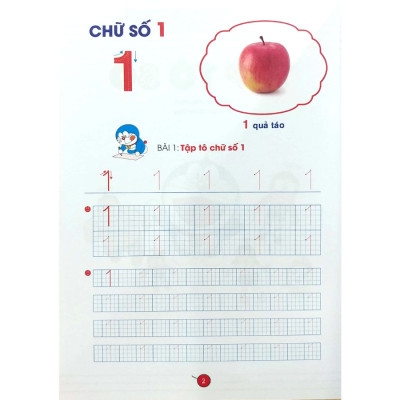 Khởi Đầu Học Viết: Tập Tô Số (Tái Bản 2018)
