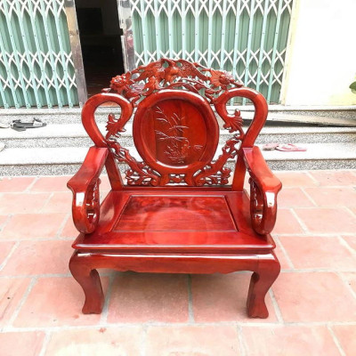 Bộ Bàn Ghế Đào Guột Gỗ Nhãn