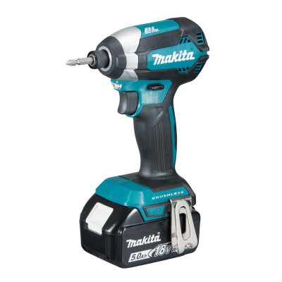 MÁY VẶN VÍT DÙNG PIN(BL)(18V) 170 N·M MAKITA DTD153RTE (02 PIN LION 18V/5.0AH. – 01 ĐẾ SẠC PIN 18V NHANH.) - HÀNG CHÍNH HÃNG