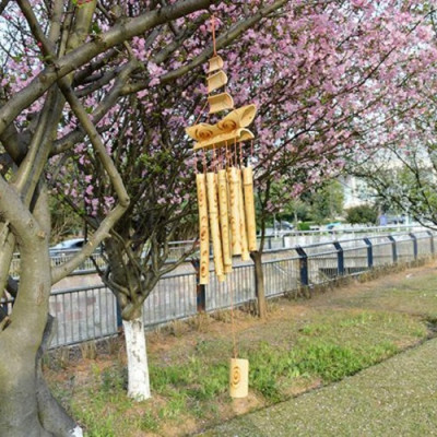 Chuông gió tre nứa ý nghĩa thuận buồm xuôi gió