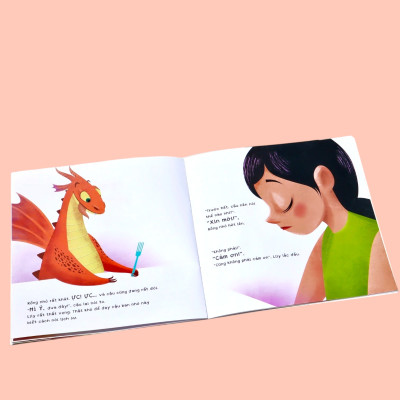 Sách cho bé - "Bí Kíp Luyện Rồng" - Cùng Rồng Nhỏ Học Điều Hay - Phần 1 - Sách tranh