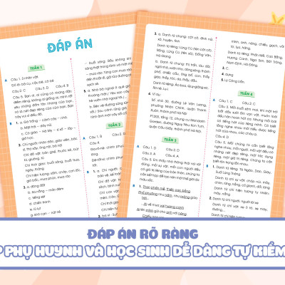 Combo Phiếu Bài Tập Cuối Tuần Toán + Tiếng Việt Lớp 4 (35 Tuần Học) (Bộ 2 Cuốn) - MEGA