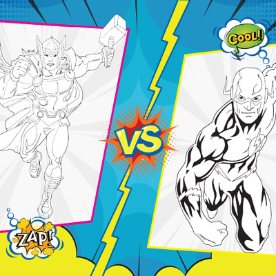 Tô Màu Rèn Luyện Iq Eq Cq - Super Heroes Siêu Anh Hùng - Tập 1 - Tặng Kèm Sticker