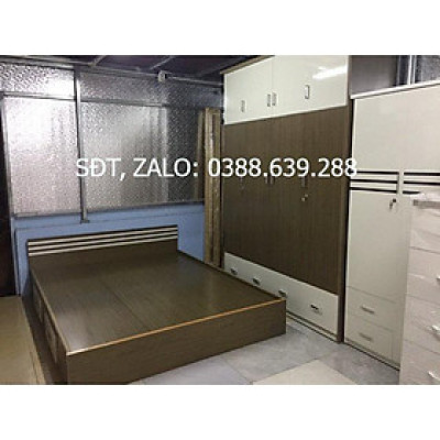 Combo giường tủ nhựa đài loan