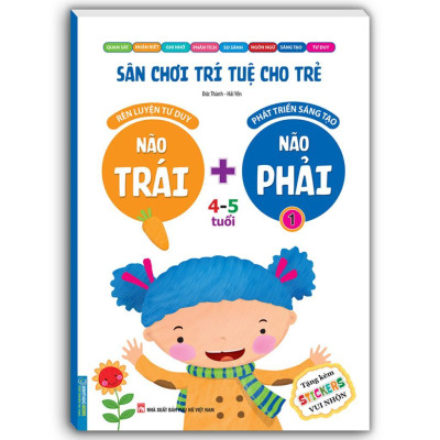 Sách - Sân Chơi Trí Tuệ Cho Trẻ 4 - 5 Tuổi - Não Trái + Não Phải - Combo 2 Tập - Minh Thắng