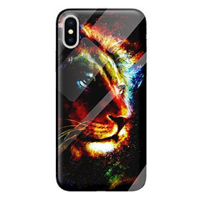 Ốp kính cường lực cho iPhone XS mèo 25 - Hàng chính hãng