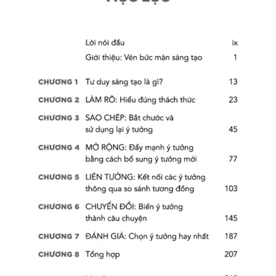 Tư Duy Sáng Tạo: Làm Chủ 6 Kỹ Năng Khơi Nguồn Đổi Mới _TRE