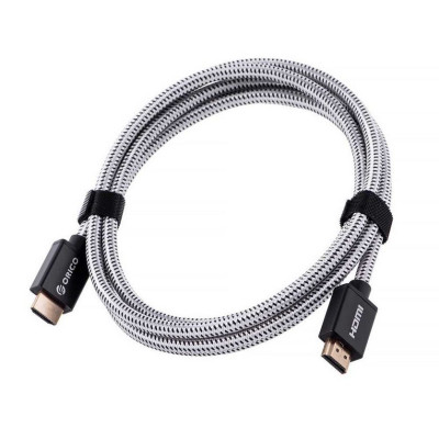 Cáp HDMI ORICO HD501-100-BK - chuẩn 2.0 4K/30Hz (dây dù) 10 mét - Hàng Chính Hãng