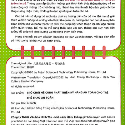 Phát Triển Kỹ Năng An Toàn Dành Cho Trẻ - Trò Chơi Mê Cung - Thể Thao An Toàn (Từ 2 - 8 Tuổi)
