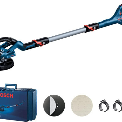 MÁY CHÀ NHÁM TƯỜNG TAY DÀI 550W BOSCH GTR 550 - HÀNG CHÍNH HÃNG