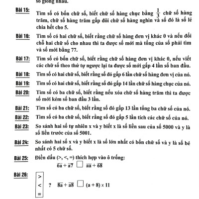 450 Bài Tập Toán 4 - Bồi Dưỡng Học Sinh Khá Giỏi (Theo Chương Trình Giáo Dục Phổ Thông Mới)