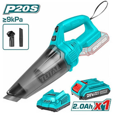 MÁY HÚT BỤI 0.5L DÙNG PIN LITHIUM 20V (1 pin 2.0Ah + sạc )TOTAL TVLI20126 - HÀNG CHÍNH HÃNG