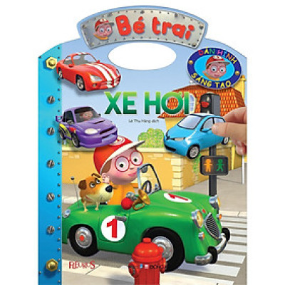 Sách - Bé Trai Dán Hình - Xe Hơi - Đông A
