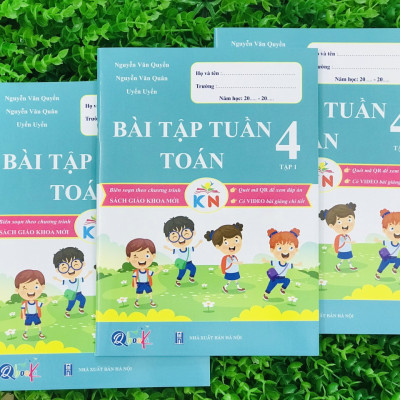 Sách - Bài tập tuần toán 4 - tập 1 ( kết nối )