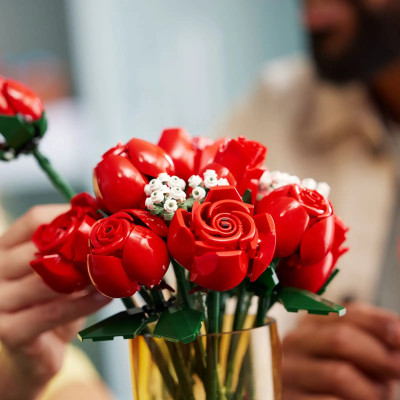 Đồ Chơi Lắp Ráp Bó Hoa Hồng - Bouquet of Roses Flowers - Lego Adults 10328 (822 Mảnh Ghép)