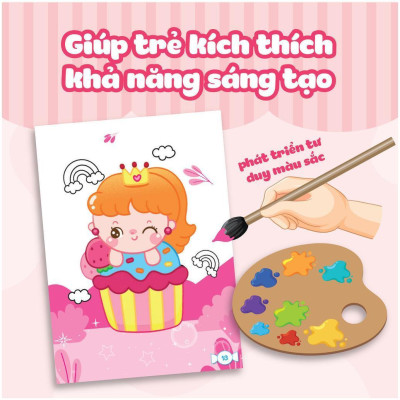 Sách - Tô Màu Diệu Kỳ - Bữa Tiệc Bánh Ngọt - Megabook