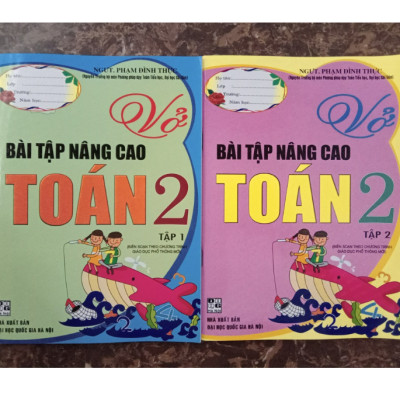 Sách - Combo Vở bài tập nâng cao Toán 2 (Biên soạn theo chương trình giáo dục phổ thông mới)