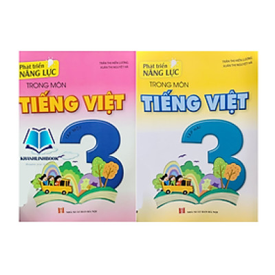 Sách - Combo Phát triển năng lực trong môn Tiếng việt lớp 3 - tập 1 + 2