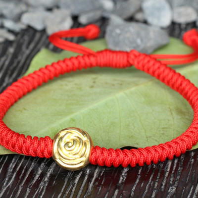 Vòng Tay Charm Hoa Bạc Bọc Vàng Ngọc Quý Gemstones GA149