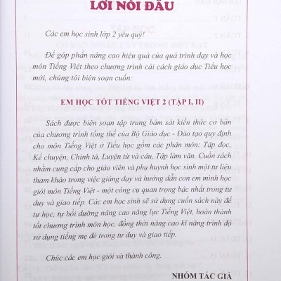Em Học Tốt Tiếng Việt 2 Tập 1 - Theo Chương Trình Giáo Dục Phổ Thông Mới