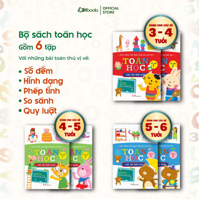 Sách Toán cho bé, Phát triển tiềm năng toán học cho trẻ - Toán học cho trẻ mẫu giáo - Lớp chồi 2 (Tái bản 2021)- 2HBooks