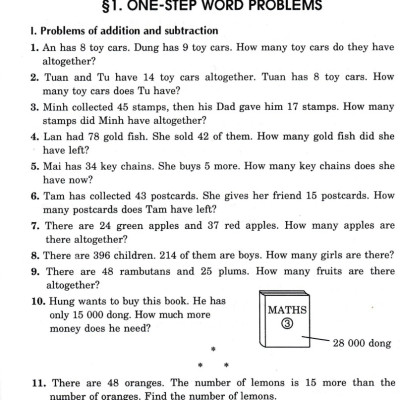 	Toán Đố Lớp 4 - Word Problems Primary Maths 4 (Dùng Chung Cho Các Bộ SGK Hiện Hành) _HA