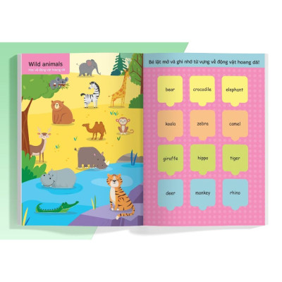 Sách - Lật Mở Từ Vựng Tiếng Anh Đầu Tiên Cho Bé - Cuốn 3 - Megabook