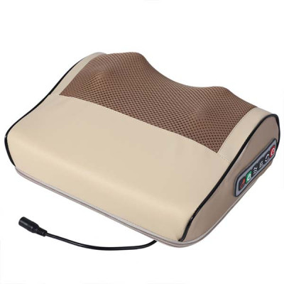 Gối massage hồng ngoại trị liệu 16 bi - Máy massage Cổ, Vai, Gáy, Lưng, Eo