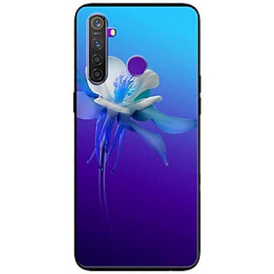 Ốp lưng dành cho Realme 6i mẫu Hoa Lan Xanh Trắng