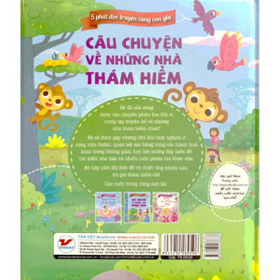 5  Phút Đọc Truyện Cùng Con Yêu - Câu Chuyện Về Những Nhà Thám Hiểm - Những Câu Truyện Đầy Lí Thú Cùng Các Bài Học Quý Giá