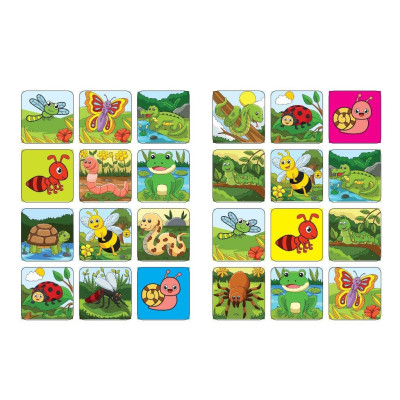 Sách - Bé tô màu: Khám phá vườn côn trùng kì thú (côn trùng, bò sát, lưỡng cư (20+ hình dán sticker (VT -MK)