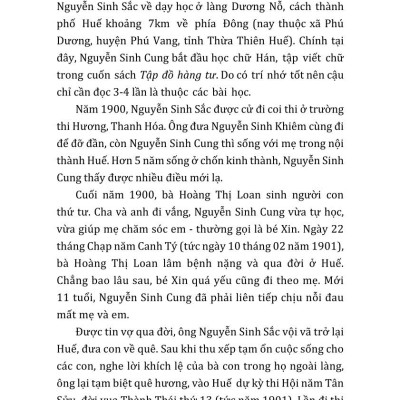 Chủ tịch Hồ Chí Minh tiểu sử và sự nghiệp - President Ho Chi Minh Biography and Career (bản in 2024)