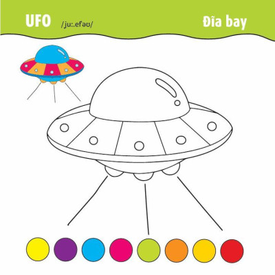Sách - Tô Màu Phát Triển IQ EQ CQ - Ô Tô - Tàu Thuyền - Máy Bay - Song Ngữ Anh Việt - Tập 3 - Việt Thư