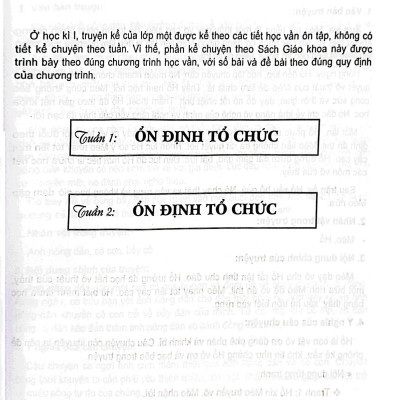 Kể Chuyện Theo Truyện Đọc Hàng Tuần 1