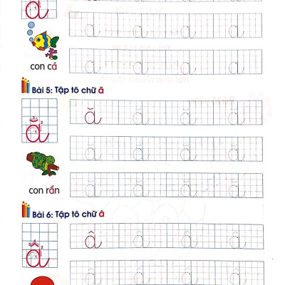 Tủ Sách Bé Vào Lớp 1 - Bé Tập Tô (Tập 2)(Tái Bản)