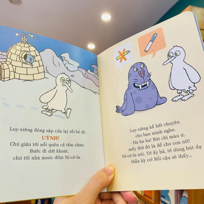 Sách Bộ sách về chim cánh cụt Luy-xiêng (04 cuốn) - Nhã Nam - BẢN QUYỀN