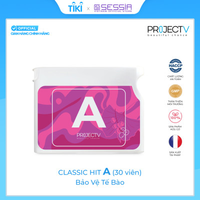 [TẶNG 5 TÚI PV ZIP] Thực Phẩm Sức Khoẻ S+P+A | V Alphabet - Sự Bình Tĩnh, Chống Oxy Hóa & Tiêu Hóa Khỏe - PROJECT V - Xuất xứ Pháp, Hàng Chính Hãng
