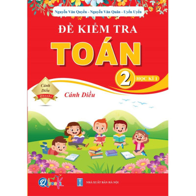 Sách - Combo Bài Tập Tuần và Đề Kiểm Tra Toán - Tiếng Việt Lớp 2 - Cánh Diều - Học Kì 1 (4 cuốn)