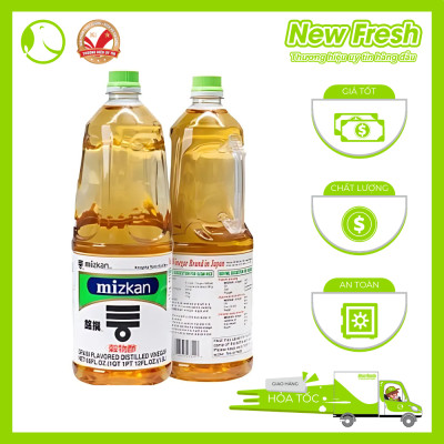  Giấm Gạo Nấu Ăn Mizkan Nhật Bản Lên Men Tự Nhiên Có Lợi Cho Sức Khỏe - Chai 1.8 Lít