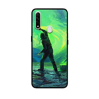 Ốp Lưng in cho Oppo A8 Mẫu Chàng Vẽ Bầu Trời - Hàng Chính Hãng