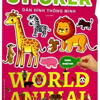 Sticker Dán Hình Thông Minh - Thế Giới Động Vật - Rừng Nhiệt Đới