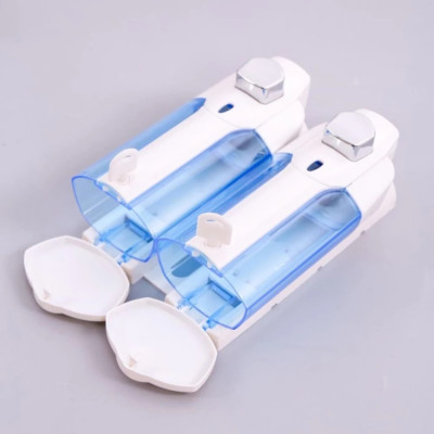 Hộp đôi đựng nước rửa tay xà phòng treo tường giá gắn đôi x 330ml