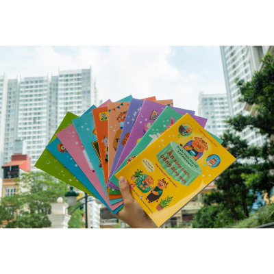 Sách - Truyện Tranh Song Ngữ Việt Anh Cho Bé - Dạy Trẻ Nề Nếp, Chăm Ngoan Dành Cho Bé 3-9 Tuổi - Combo 10 Cuốn - Đinh Tị Books