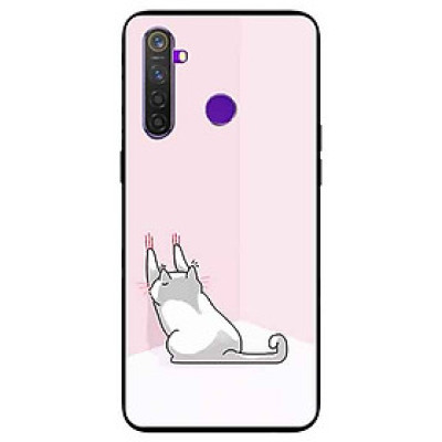 Ốp lưng in cho Realme 5 Mẫu Mèo Cào