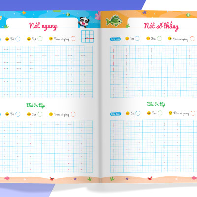 Phiếu Luyện Viết Cùng Gấu Kiki 1 - Luyện Viết Các Nét Cơ Bản